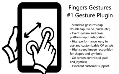 Fingers-Touch Gestures for Unity插件