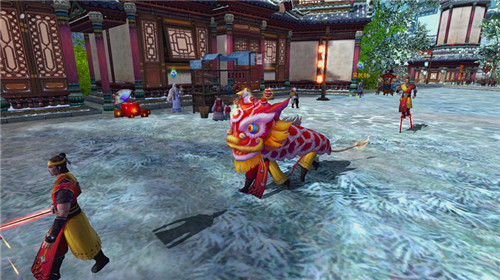 厉害了我的《诛仙3》新春舞龙舞狮队_游戏资讯-游民部落(gamecolg.com)