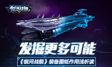 发掘更多可能《银河战舰》装备图纸作用浅析