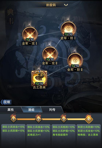 《三国群英传_霸王之业》典韦突破介绍_游戏资讯-游民部落(gamecolg.com)