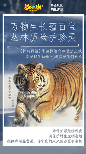 《梦幻西游》手游携手WildAid打造野生动物保护新玩法_游戏资讯-游民部落(gamecolg.com)