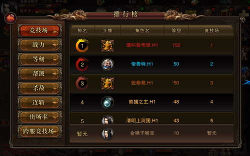 江湖百晓生揭秘《仗剑天涯》排行榜_游戏资讯-游民部落(gamecolg.com)