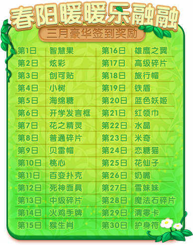 《推理学院》三月豪华签到奖励一览_游戏资讯-游民部落(gamecolg.com)