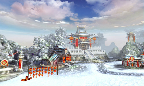 张灯结彩过大年《一骑当千2》贺岁场景图抢先看_游戏资讯-游民部落(gamecolg.com)