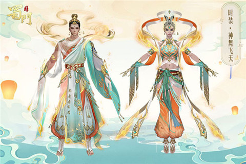 一梦神舞飞天《蜀门手游》敦煌系列探索千年古韵-游民部落(gamecolg.com)