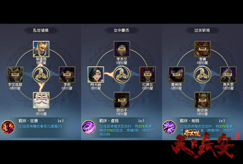 《天下长安_帝王道》手游武将羁绊玩法_游戏资讯-游民部落(gamecolg.com)