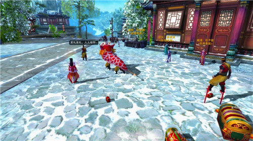 厉害了我的《诛仙3》新春舞龙舞狮队_游戏资讯-游民部落(gamecolg.com)
