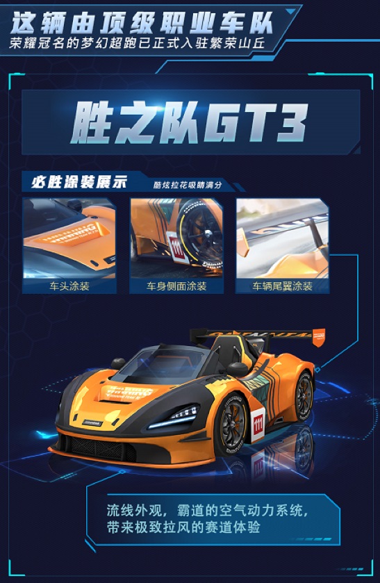 跑跑手游胜之队GT3带你探索速度极致!_游戏资讯-游民部落(gamecolg.com)