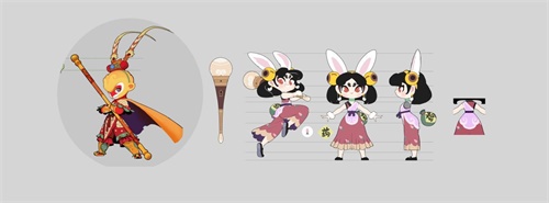 《闹闹天宫》主要角色设计稿曝光_游戏资讯-游民部落(gamecolg.com)
