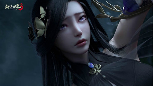 紫衣倩影《剑侠世界3》神秘少女款款而来_游戏资讯-游民部落(gamecolg.com)