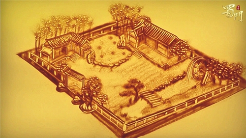 沙画大片演绎温馨家园《蜀门手游》仙府聚爱为家_游戏资讯-游民部落(gamecolg.com)