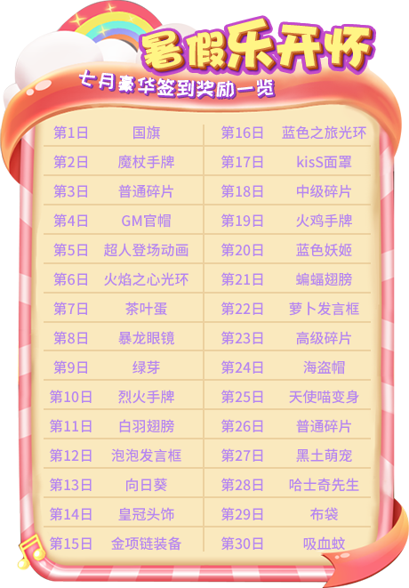 《推理学院》七月豪华签到奖励一览_游戏资讯-游民部落(gamecolg.com)