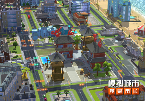 《模拟城市：我是市长》建造东方风格的消防馆_游戏资讯-游民部落(gamecolg.com)