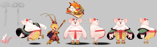《闹闹天宫》主要角色设计稿曝光_游戏资讯-游民部落(gamecolg.com)