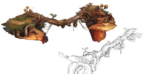 细致入微《新遮天》植物手绘原画鉴赏_游戏资讯-游民部落(gamecolg.com)