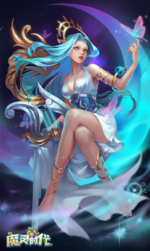 前方高能预警《魔灵时代》月光女神COS图集_游戏资讯-游民部落(gamecolg.com)