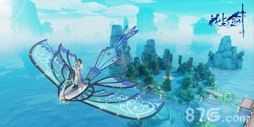 碧空俯瞰这胜景《花与剑》飞空木鸢初曝光_游戏资讯-游民部落(gamecolg.com)