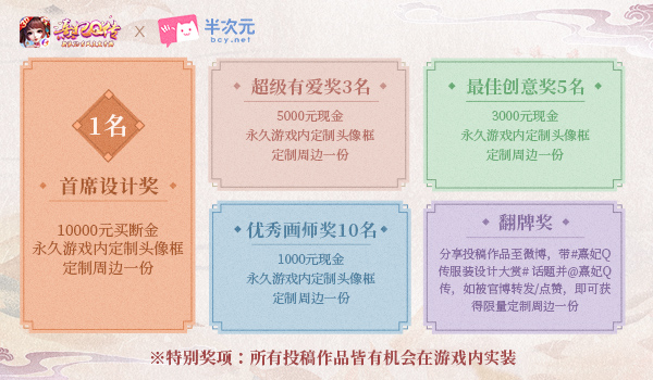 大赛揭幕《熹妃Q传》携手半次元开启时装设计大赏!_游戏资讯-游民部落(gamecolg.com)