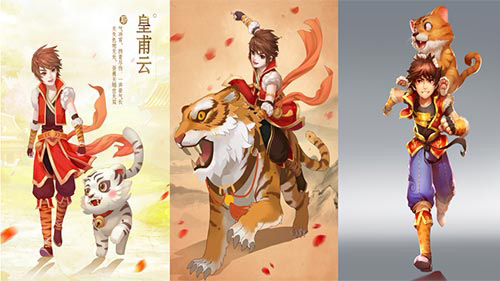 《天书奇谈》手游角色原画绘制曝光_游戏资讯-游民部落(gamecolg.com)