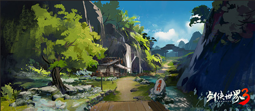 江湖美景尽收于此《剑侠世界3》场景概念原画曝光_游戏资讯-游民部落(gamecolg.com)