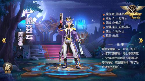 《全职高手》手游开测在即一枪穿云手游原画曝光_游戏资讯-游民部落(gamecolg.com)
