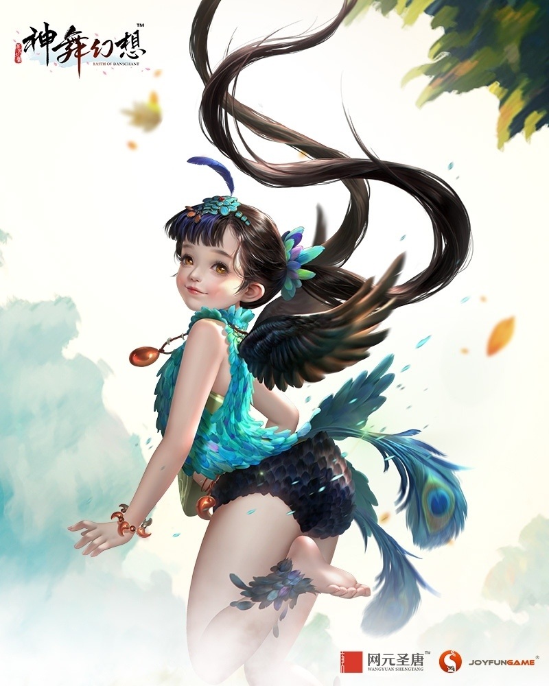 灵羽显踪《神舞幻想》主角夕羽初露俏颜_游戏资讯-游民部落(gamecolg.com)