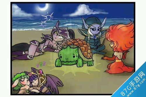 刀塔传奇漫画之交换位置_游戏资讯-游民部落(gamecolg.com)