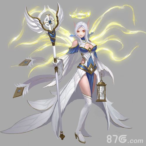 诸神之战手游众神殿首席女祭司伊芙人物设定图曝光_游戏资讯-游民部落(gamecolg.com)