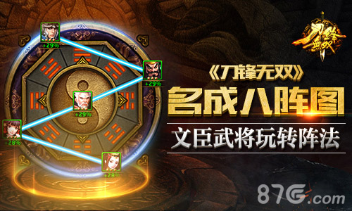 名成八阵图《刀锋无双》文臣武将玩转阵法_游戏资讯-游民部落(gamecolg.com)