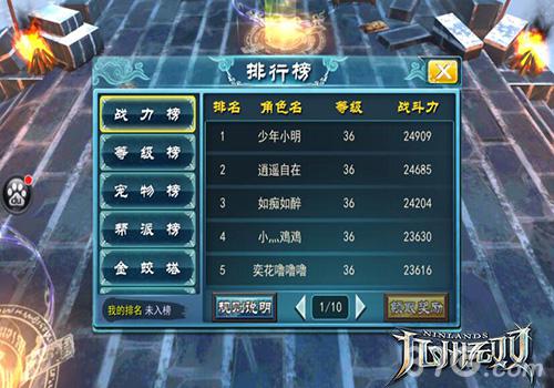 谁是最强者《九州无双》首日等级战力巅峰榜揭晓_游戏资讯-游民部落(gamecolg.com)