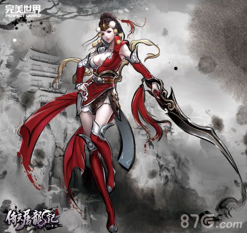 倚天屠龙记手游概念原画来袭书写水墨武侠_游戏资讯-游民部落(gamecolg.com)