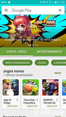《DDTankBrasil》再次荣获巴西谷歌商店首页推荐_游戏资讯-游民部落(gamecolg.com)