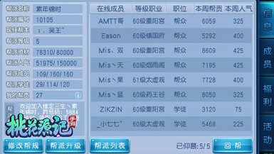 《桃花源记》手游傲视群雄帮派响应大比拼_游戏资讯-游民部落(gamecolg.com)