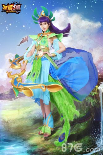 《硬霸三国》大乔cos大爆光铜雀台的惊艳_游戏资讯-游民部落(gamecolg.com)