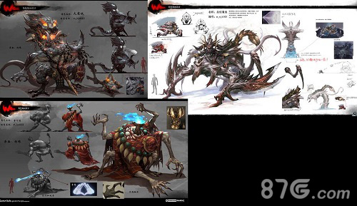 厉害了小怪兽《盗墓三番队》怪物原画流出_游戏资讯-游民部落(gamecolg.com)