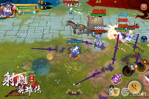 《射雕英雄传3D》3V3PK曝光大侠组队闯江湖_游戏资讯-游民部落(gamecolg.com)