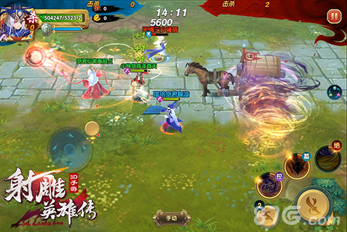 《射雕英雄传3D》3V3PK曝光大侠组队闯江湖_游戏资讯-游民部落(gamecolg.com)
