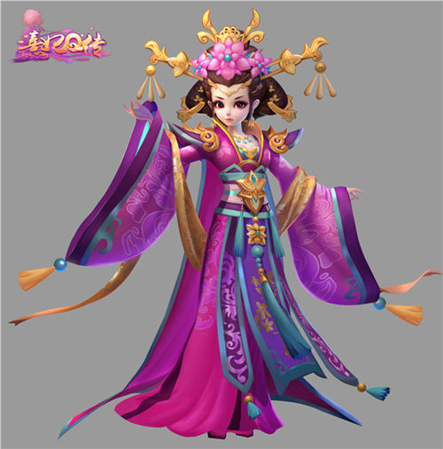 《熹妃Q传》3D人物玲珑亮相美人卷珠帘_游戏资讯-游民部落(gamecolg.com)