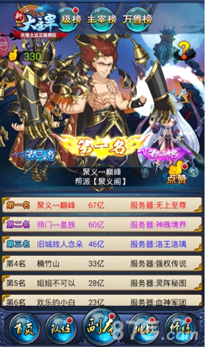 《新大主宰》一周年公会战来袭巅峰对决重燃热血_游戏资讯-游民部落(gamecolg.com)