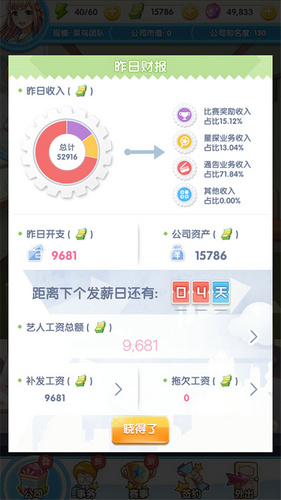 《元气偶像季》股市系统大揭秘玩游戏还能玩上市_游戏资讯-游民部落(gamecolg.com)