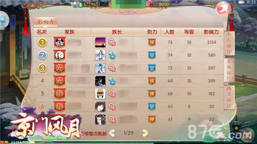 天下为棋观《京门风月》势力对弈_游戏资讯-游民部落(gamecolg.com)