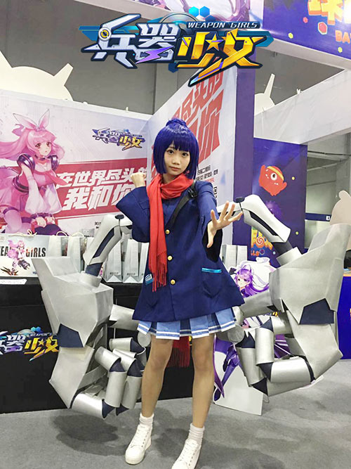 软妹萌萌哒《兵器少女》武器娘亮相漫展_游戏资讯-游民部落(gamecolg.com)