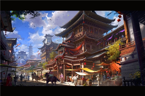 《永恒仙域》原画场景曝光如梦如幻_游戏资讯-游民部落(gamecolg.com)