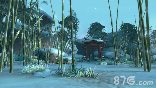 竹林深海《十三煞》玉竹苑白雪林场景赏析_游戏资讯-游民部落(gamecolg.com)