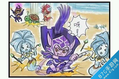 刀塔传奇漫画之交换位置_游戏资讯-游民部落(gamecolg.com)