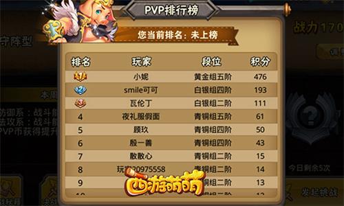 《西游萌萌》决战竞技场目标是钻石组的大神_游戏资讯-游民部落(gamecolg.com)