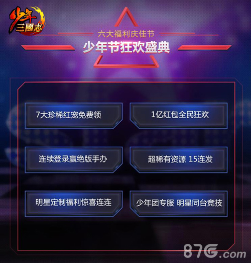 《少年三国志》庆玩家破亿打造明星版“少年狂欢月_游戏资讯-游民部落(gamecolg.com)