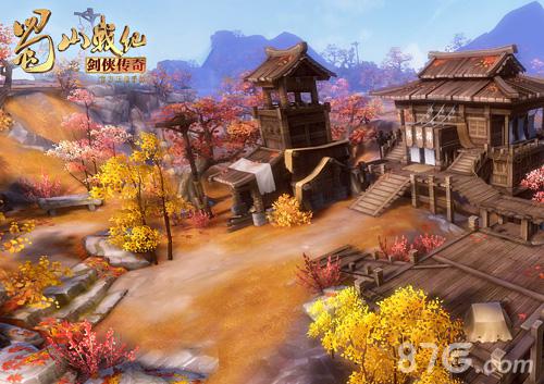 蓝港《蜀山战纪之剑侠传奇》手游场景概念图震撼首曝_游戏资讯-游民部落(gamecolg.com)